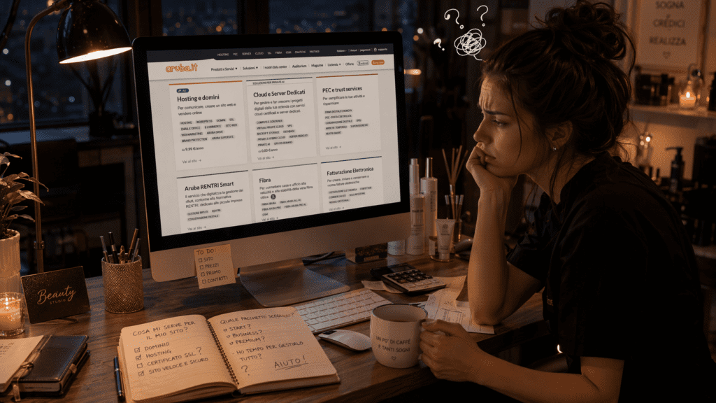 Dominio e hosting-cosa sapere prima di scegliere - guida per estetiste