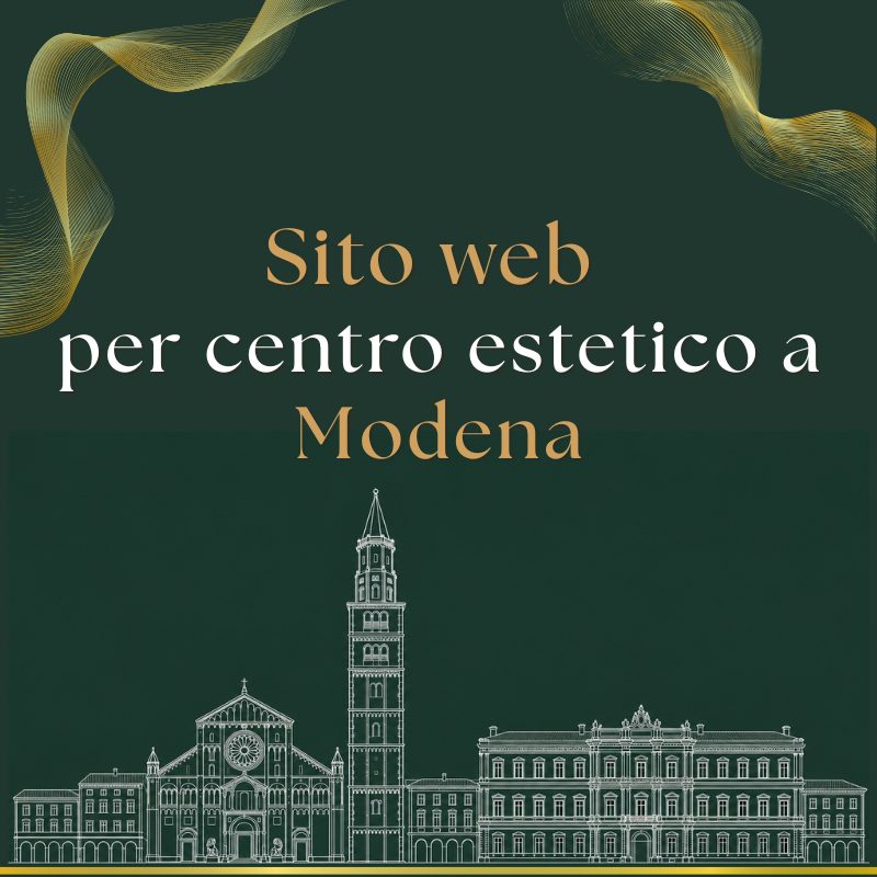 Sito web per centro estetico a Modena - Gaia Web Studio